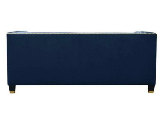 Chesterfield Blue e Sofa set 3-piece set Couch Sets Seat Upholstery Group