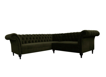 Chesterfield Corner sofa Corner sofa Designer Sofa Couch Velvet Leather Sofa SLIII Sofa
