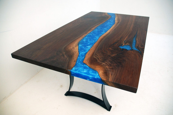 Epoxy resin Dining table Dining table Meeting tables Designer 1QM