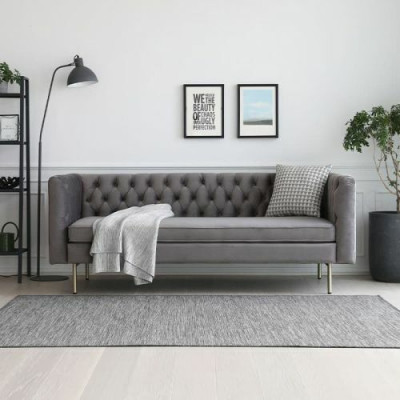 Sofa Luxury Textile Chesterfield Couch Sofas Upholstery 3 Seater Italian Furniture