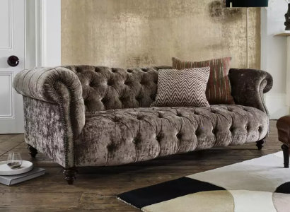 Chesterfield Sofa Couch Upholstery Fabric Leather Couches Upholstery Suite 3 Seaters