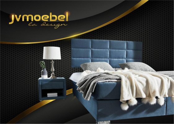 Luxury Box Spring Bed 140 160 180 x 200cm Beds Double Bedroom Furniture Fabric