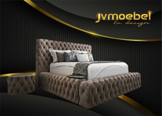 Bed Textile Bedroom Furniture Luxury Modern Beds Chesterfield Boxspring new