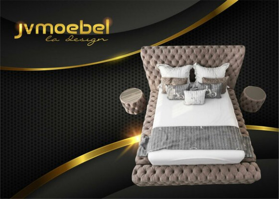 Bed Textile Bedroom Furniture Luxury Modern Beds Chesterfield Boxspring new