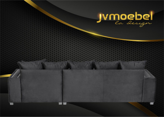 Corner sofa L-shape Textile Luxury Design Living landscape Upholstery Couch Couches Furniture