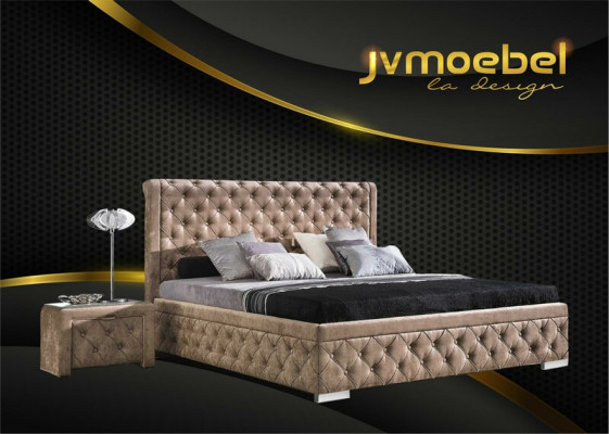 Bed frame Fabric Furniture Luxury Beds Bed Textile Bedroom Design Textile new