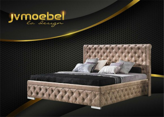 Bed frame Fabric Furniture Luxury Beds Bed Textile Bedroom Design Textile new
