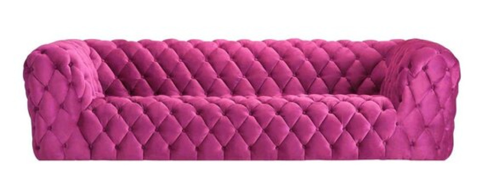 Pink Xxl Big Couch Chesterfield Sofa Upholstery Fabric Couches Four Seater 250cm new