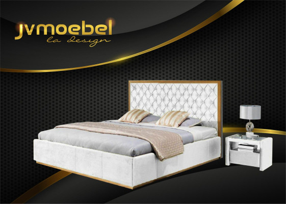 Bed Textile Bedroom Design Furniture Modern Luxury Beds Bed frame 140x200