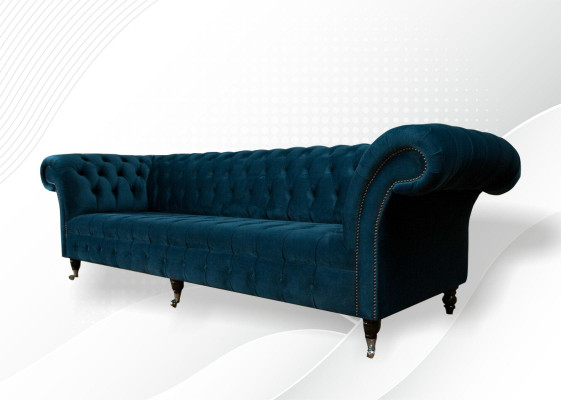 Design Sofa Chesterfield Upholstery Modern Textile Fabric Sofas 4 Seater Sleep
