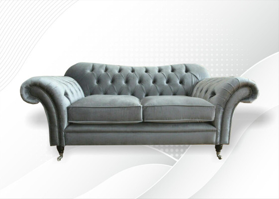 Chesterfield Textile Sofa 2 Seater Luxury Sofa Upholstery Sofas Design Fabric Sofas new