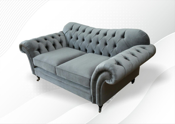 Chesterfield Textile Sofa 2 Seater Luxury Sofa Upholstery Sofas Design Fabric Sofas new