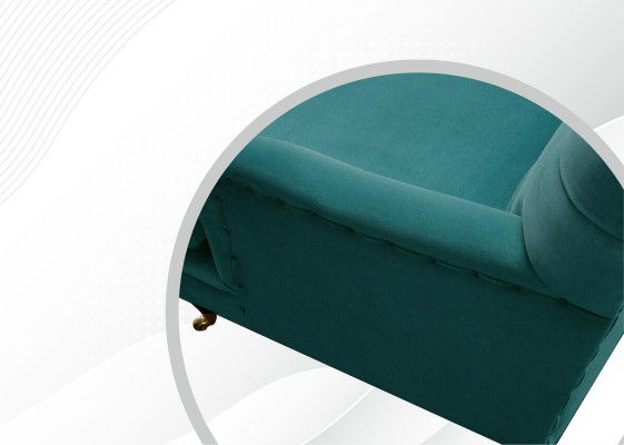 Textile Sofa Couch Upholstery Suite 3 Seater Couches Sofas Chesterfield Three Seater