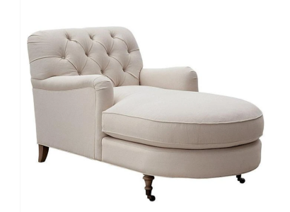 Beige Chaise Longue Chesterfield Furniture Lounger Living room Modern