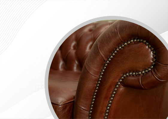 Chesterfield Sofa 2 Seater Upholstery Design Couches Sofas Suite Original Brown