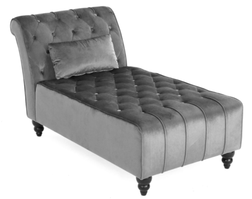 Purple Chaise Longue Chesterfield Furniture Lounger Living room Modern Design
