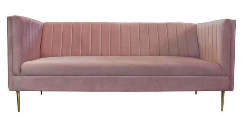Luxury Green Chesterfield Three Seater Upholstery Furniture Hotel Living room Practice Velvet
