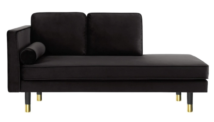 Chaise longue Creative Furniture new Living room Modern Design Black Sofa