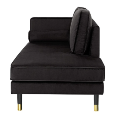 Chaise longue Creative Furniture new Living room Modern Design Black Sofa