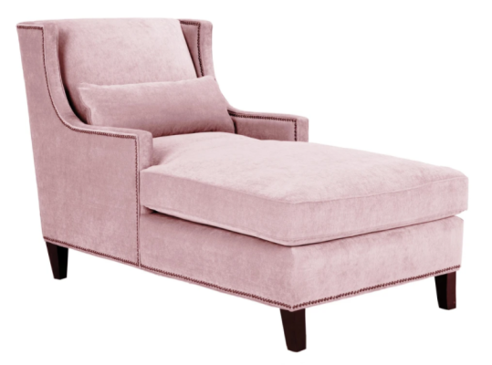 Chaise Longue Loungers Furniture Ottoman Living room Design Sofa Beige Fabric Lounger