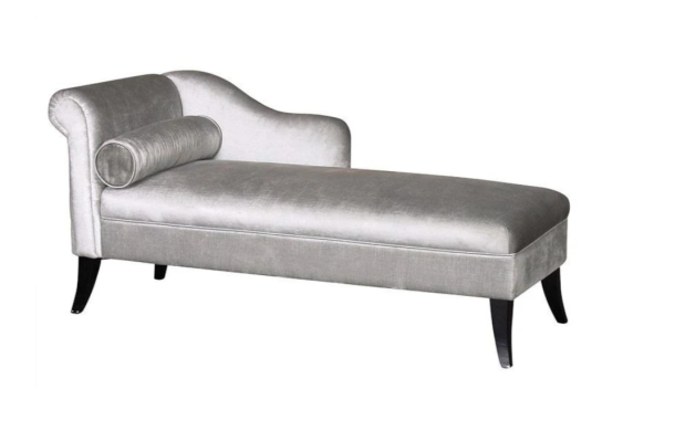 Chaise Longue Creative Furniture Living room Modern Design Sofa Fabric Silver