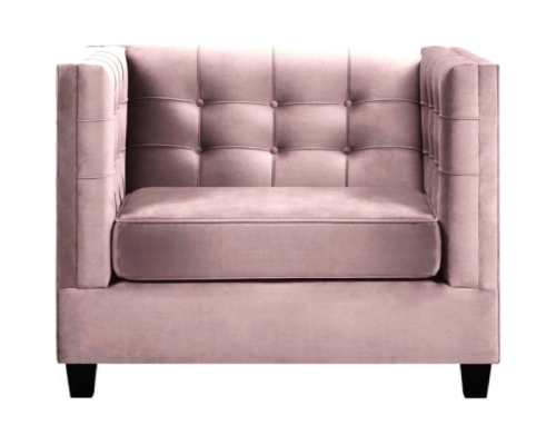 Armchair Chesterfield Textile Fabric Creative Furniture new Modern Living room Purple