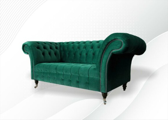 Chesterfield Green 2 Seater Couch Upholstery Sofas Couches Design Sofa Club Textile