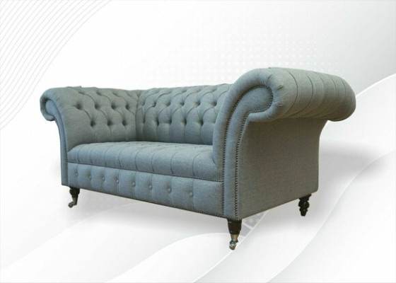 Chesterfield Sofa Couch Upholstery Designer 2 Seater Suite Sofas Two-seater new