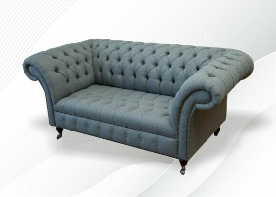 Chesterfield Sofa Couch Upholstery Designer 2 Seater Suite Sofas Two-seater new