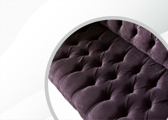 Chesterfield Sofa Couch Upholstery Sofas Classic r 2 Seat Seat Velvet Two-seater