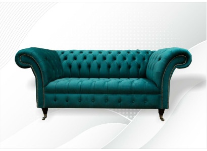 Sofa 2 Seater Chesterfield Upholstery Design Luxury Couch Sofas Lounge Club Sofas