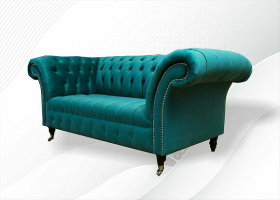 Sofa 2 Seater Chesterfield Upholstery Design Luxury Couch Sofas Lounge Club Sofas