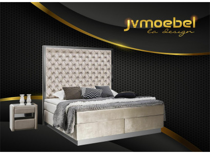 Complete's Bed Boxspring Beds Luxury Design Bedroom Furniture stainless steel