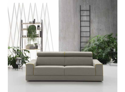 Design Gray Sofa 3 Seater Living room Fabric Couch Sofa Upholstery Sofas alfitalia