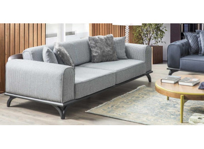 Three Seater Couch Sofa 227cm Sofa Couches Upholstery Furniture Textile Fabric