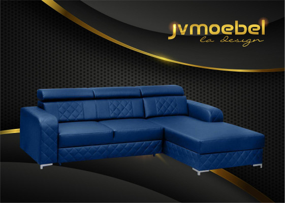 Corner sofa L-shape Leather Modern Furniture Design Living landscape Couch Velvet fabric Textile