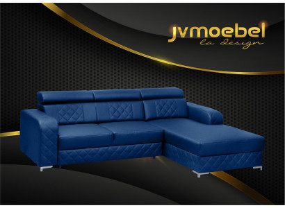 Corner sofa L-shape Leather Modern Furniture Design Living landscape Couch Velvet fabric Textile