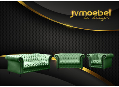 Modern Designer Set 31 Seater Chesterfield Sofas Living room Set
