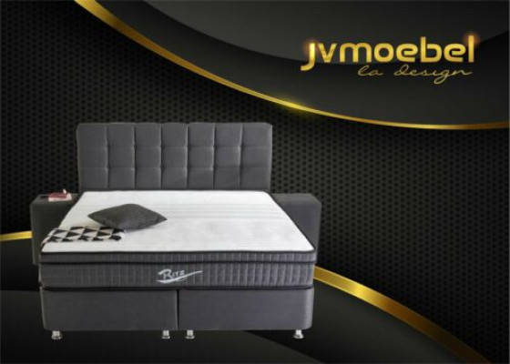 Edel Boxspring Bed 3-piece Set Bedside table Beds Furniture Luxury Bedroom