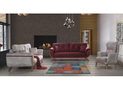 Luxury Suite Set Sofa set 3+3+1 Seater Modern Sofas Armchair