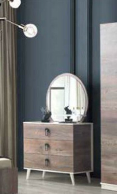 Complete's Bedroom Bed Stool Dressing table Wardrobe Bedside table 5 pieces.
