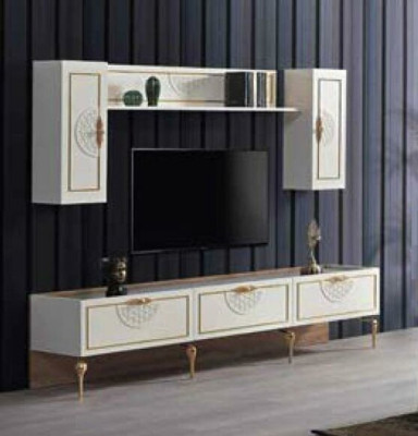 Dining room Suite Dining table 4x Chair Chest of drawers Group Table 8pcs. set