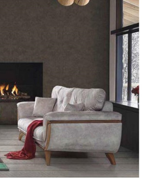 Luxury Three Seater Modern Couch Upholstery Furniture Gray Couches Sofas