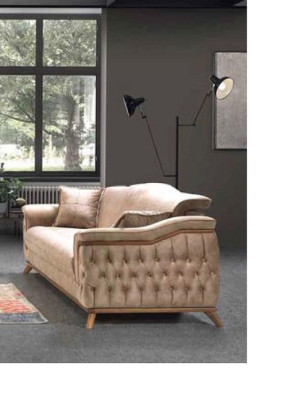 Sofa 3 Seater Couch Wood Furniture Three Seater Couches Sofas Chesterfield