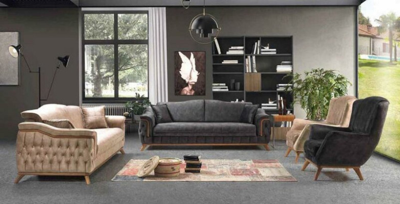 Sofa 3 Seater Couch Wood Furniture Three Seater Couches Sofas Chesterfield