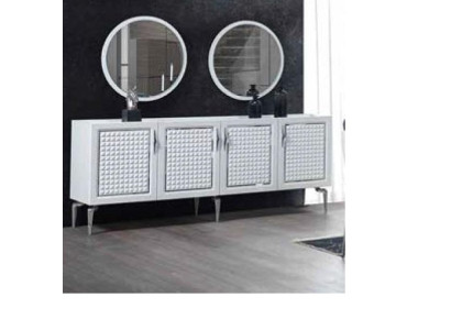 Console table Mirror Sideboard Set Italian style xxl Chests of drawers