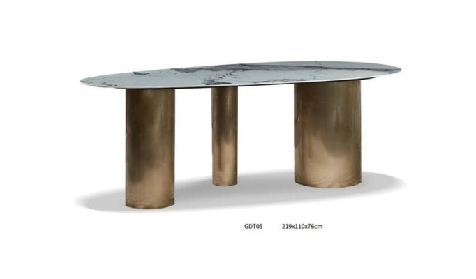 Dining table 6 Chairs Modern Design Furniture Luxury Dining room Table Chair