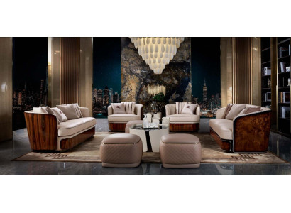 Sofa 3 Seater Beige Living room Modern Design Couches Luxury Furniture Leather Sofa new