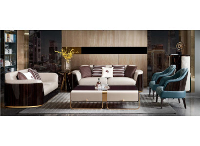 Sofa 3 Seater Beige Modern Design Couches Leather Sofas new Creative