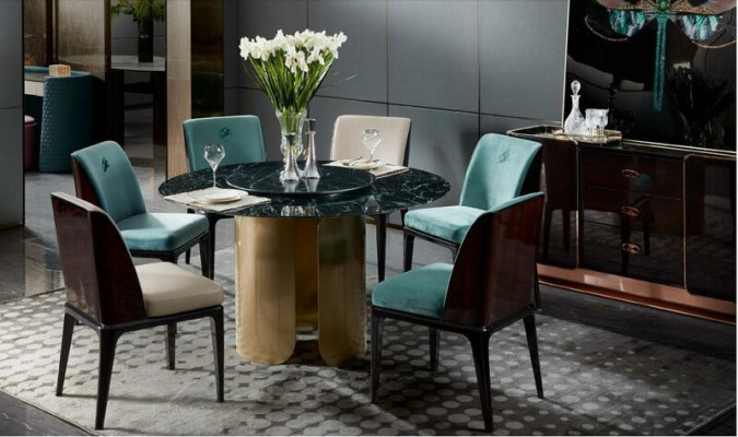 Dining table 4 Chairs Dining room Group Suite Modern Furniture
